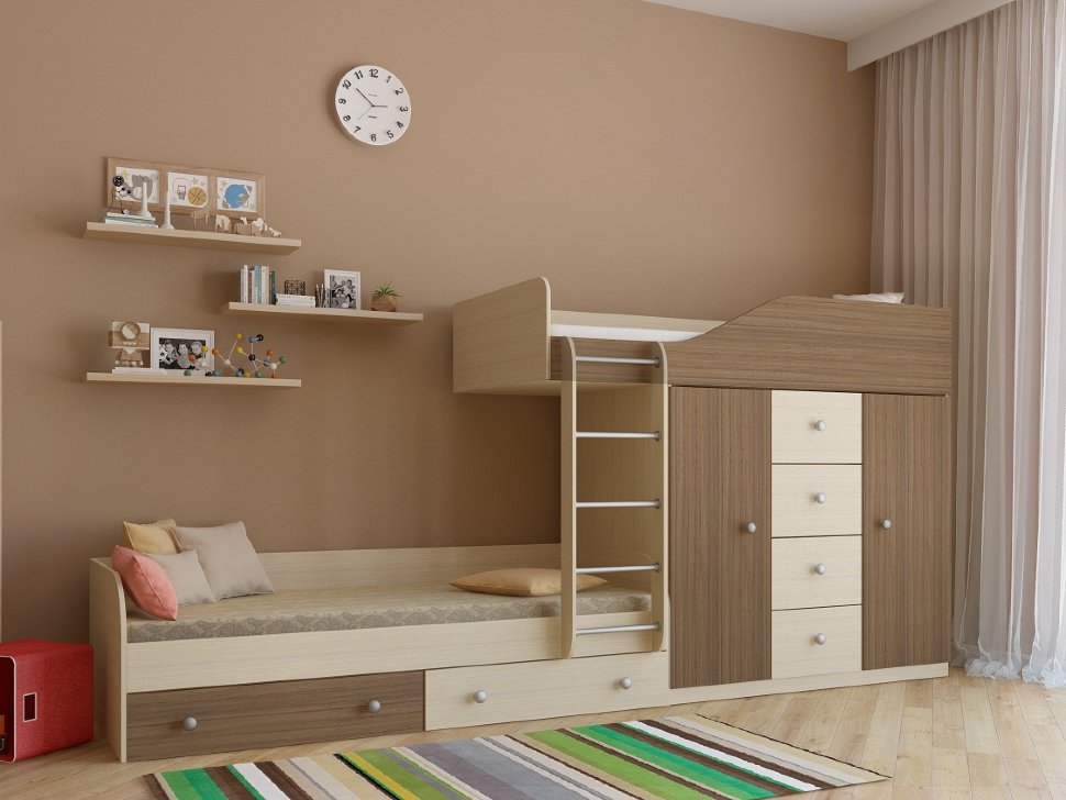 Двухъярусная кровать Астра 6