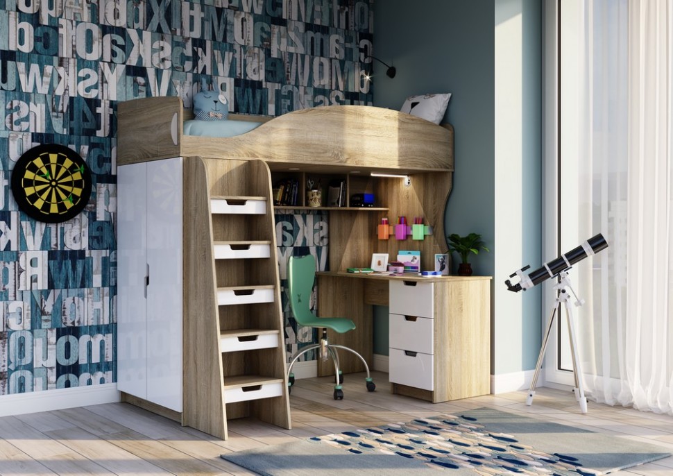 Кровать-чердак Кровать - чердак Сенди Плюс