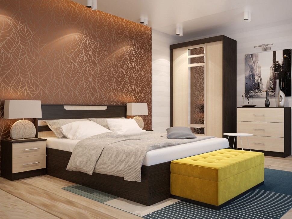 Двуспальная кровать Кровать Комби