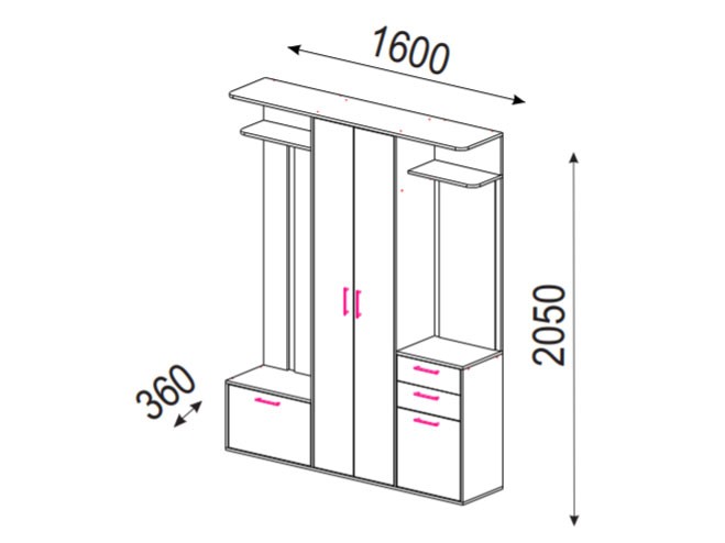 Прихожая Витра Тип 2