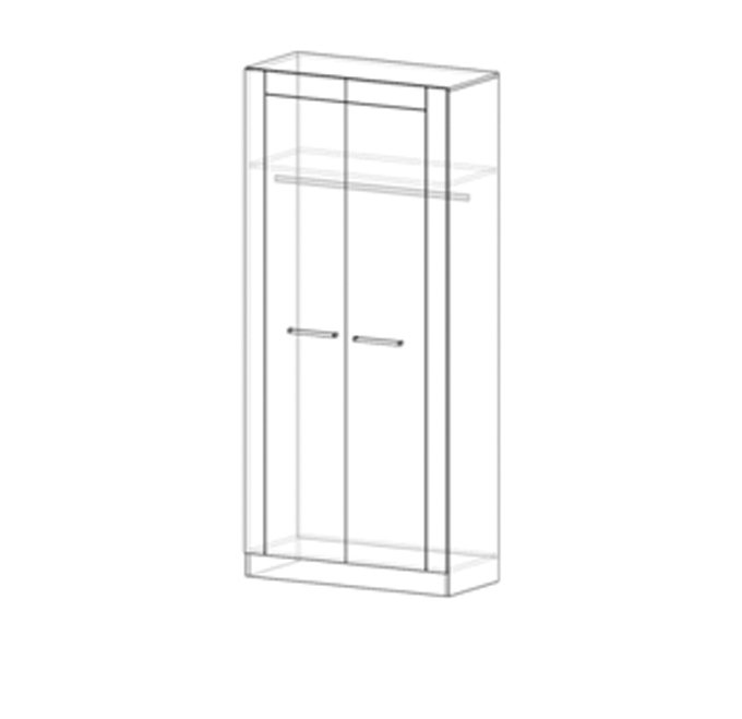 Распашной шкаф Элегия ШК-152