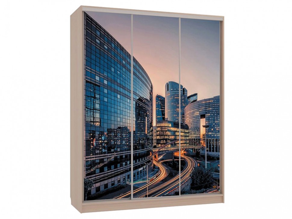 Шкаф-купе Бассо 7 Вечерний город