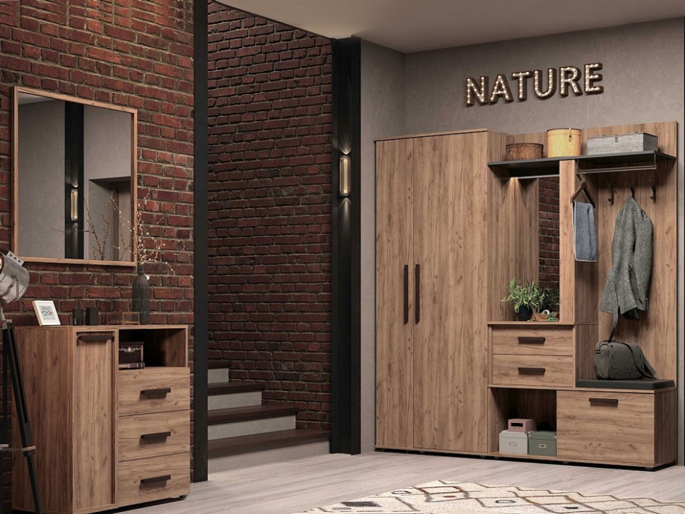 Распашной шкаф Натура