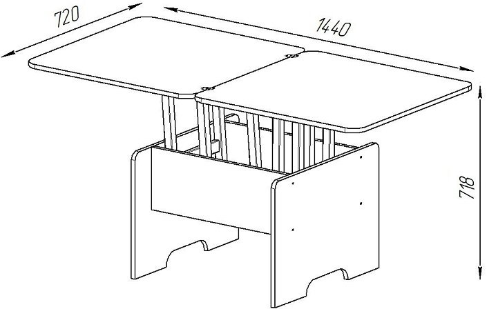 Кухонный стол Альтер
