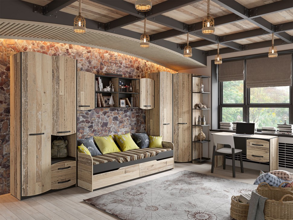 Угловой шкаф Кристофер ТД-328.07.23 Шкаф угловой