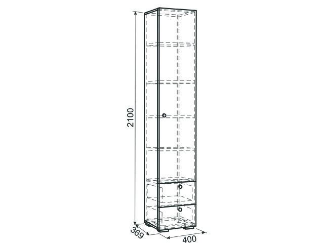 Шкаф детский Гламур