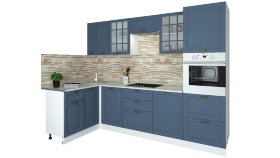 Угловой кухонный гарнитур Кухня Палермо 2,8х1,5 м