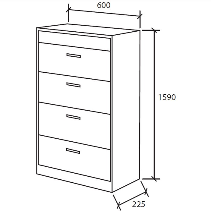 Шкаф для обуви Комфорт К-4