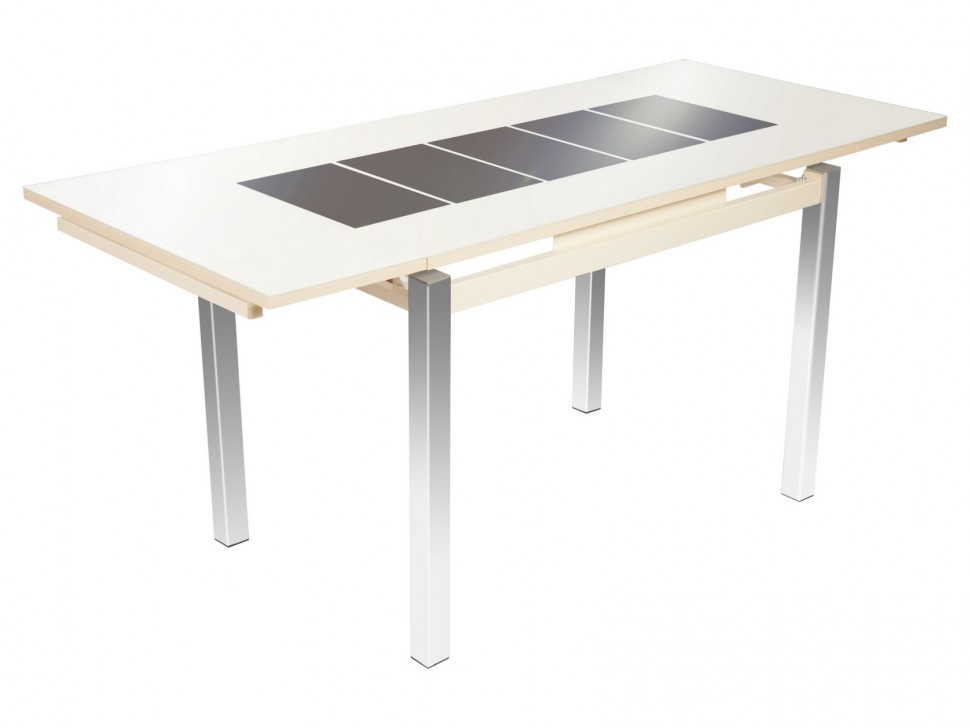 Обеденная группа для столовой и гостиной Стол Шанхай + 4 стула Бордо