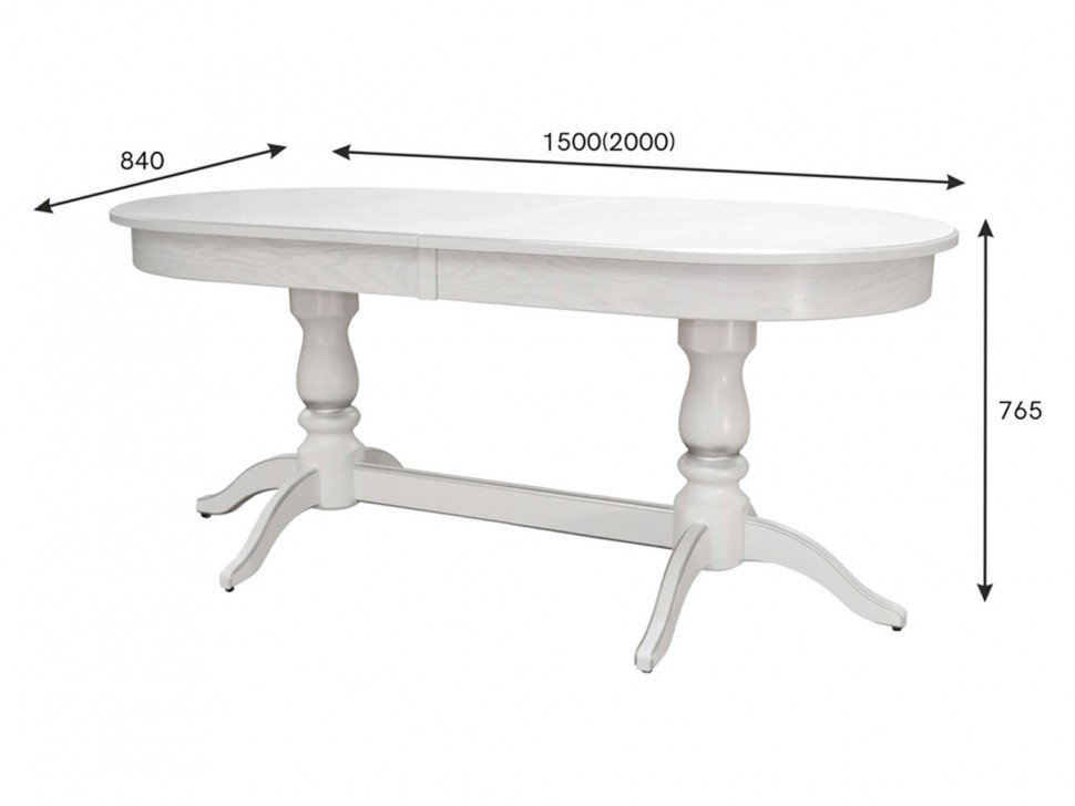 Кухонный стол Тарун 3 раздвижной 150/200*84