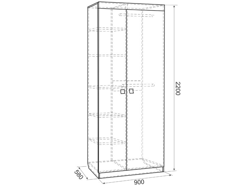 Детский шкаф Энерджи