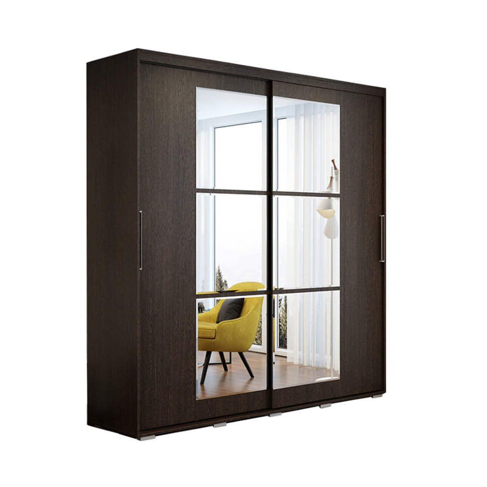 Шкаф-купе с зеркалом Крафт Кейдж