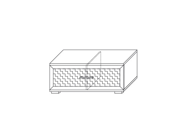 ТВ-тумба Тумба для аппаратуры 1050 Парма Люкс