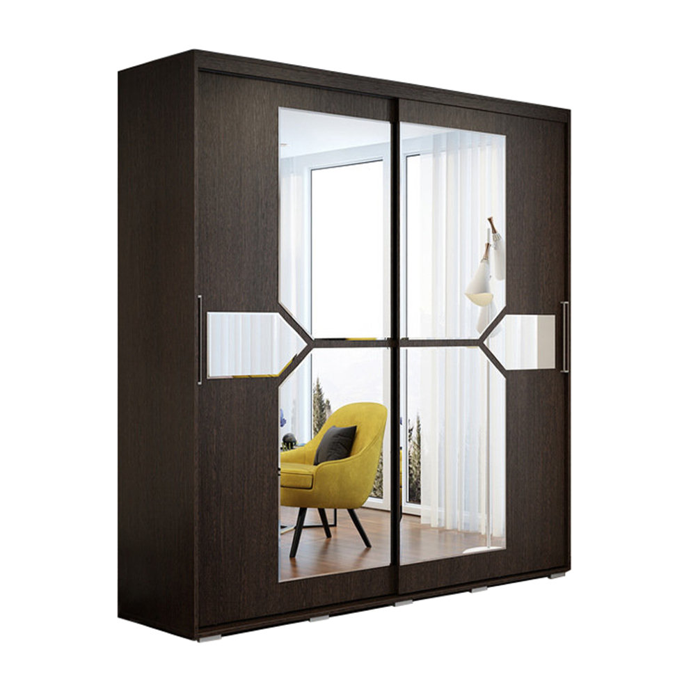 Шкаф-купе с зеркалом Крафт Клоуз