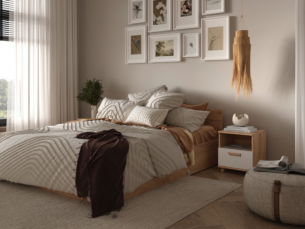 Прикроватная тумба Ньерд 1 ящ