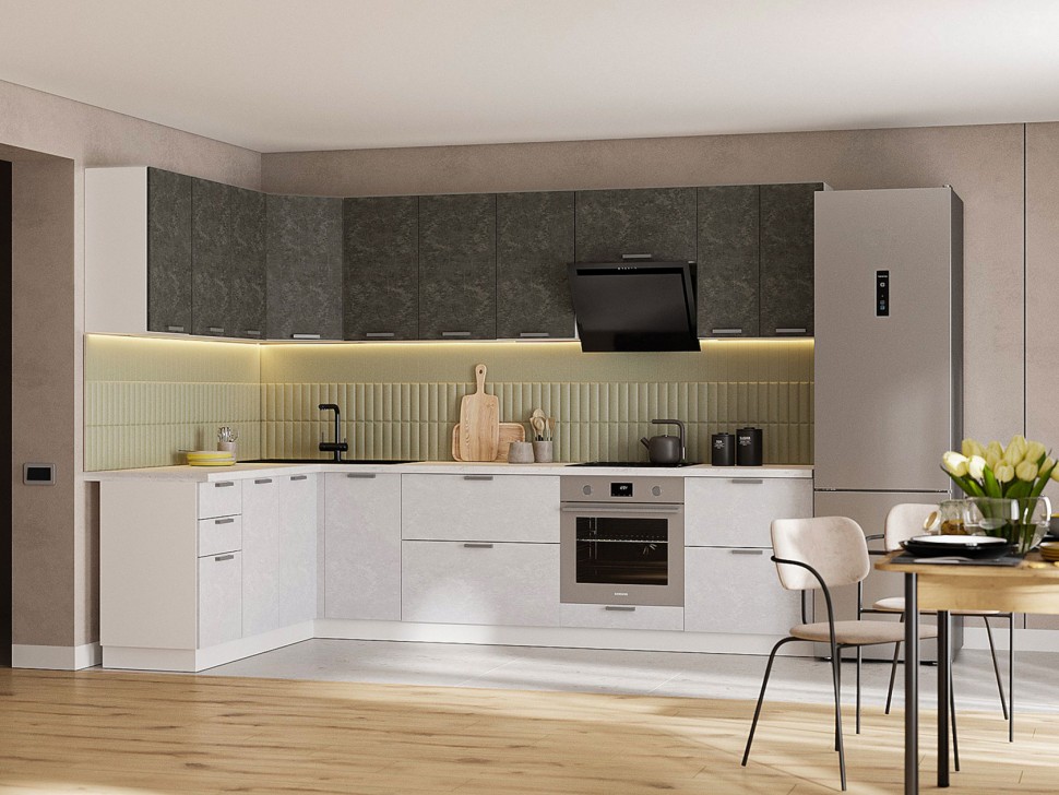 Кухонный гарнитур Бридж 300х180 см