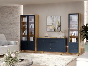 Гостиная Вега Сапфир с комодом