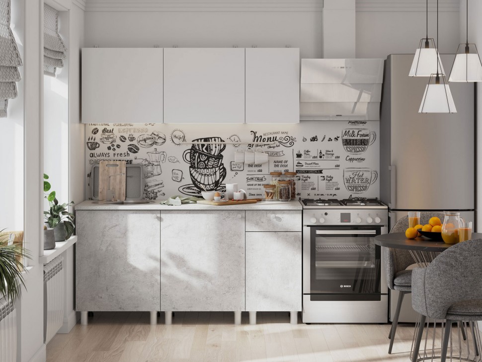 Кухонный гарнитур Кайган 160 см