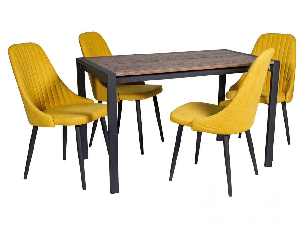 Обеденная группа Стол Кастел + 4 Стула Шато