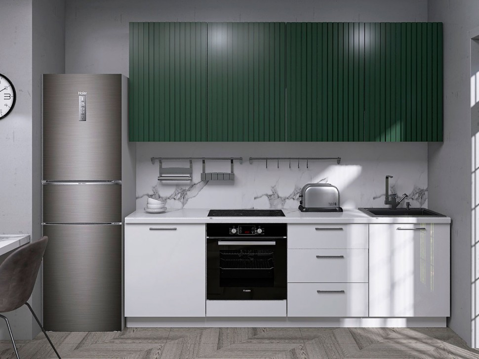 Кухонный гарнитур Комби высокий 240 см