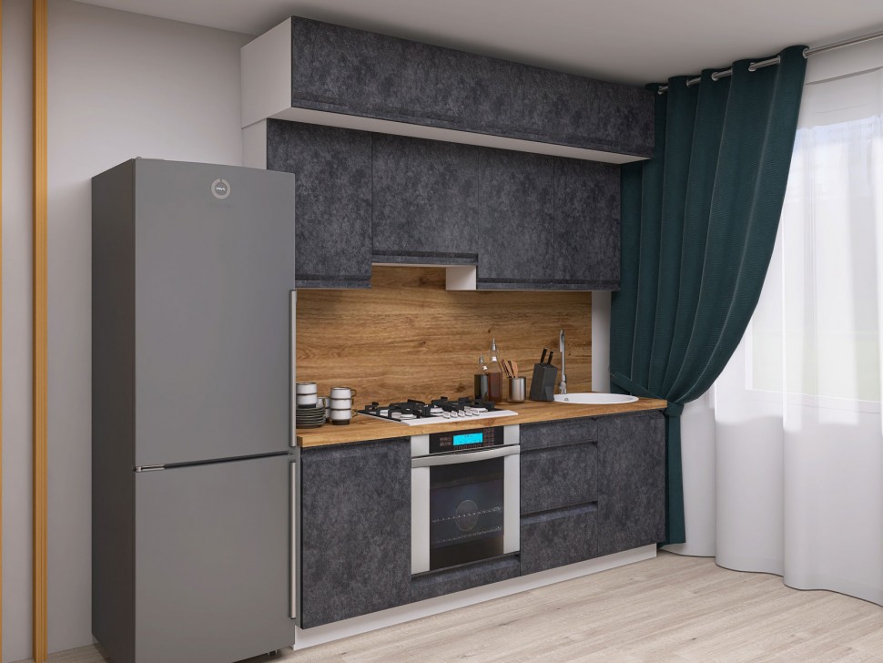 Кухонный гарнитур Вельвет 210 см