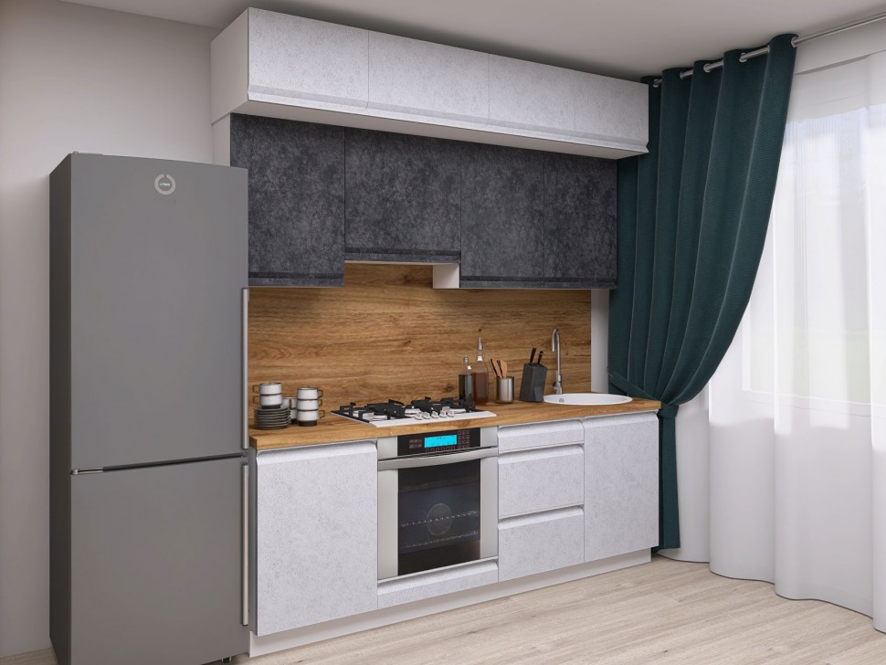 Кухонный гарнитур Вельвет 210 см