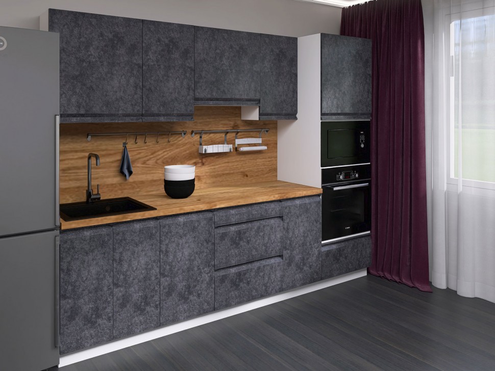 Кухонный гарнитур Вельвет 260 см