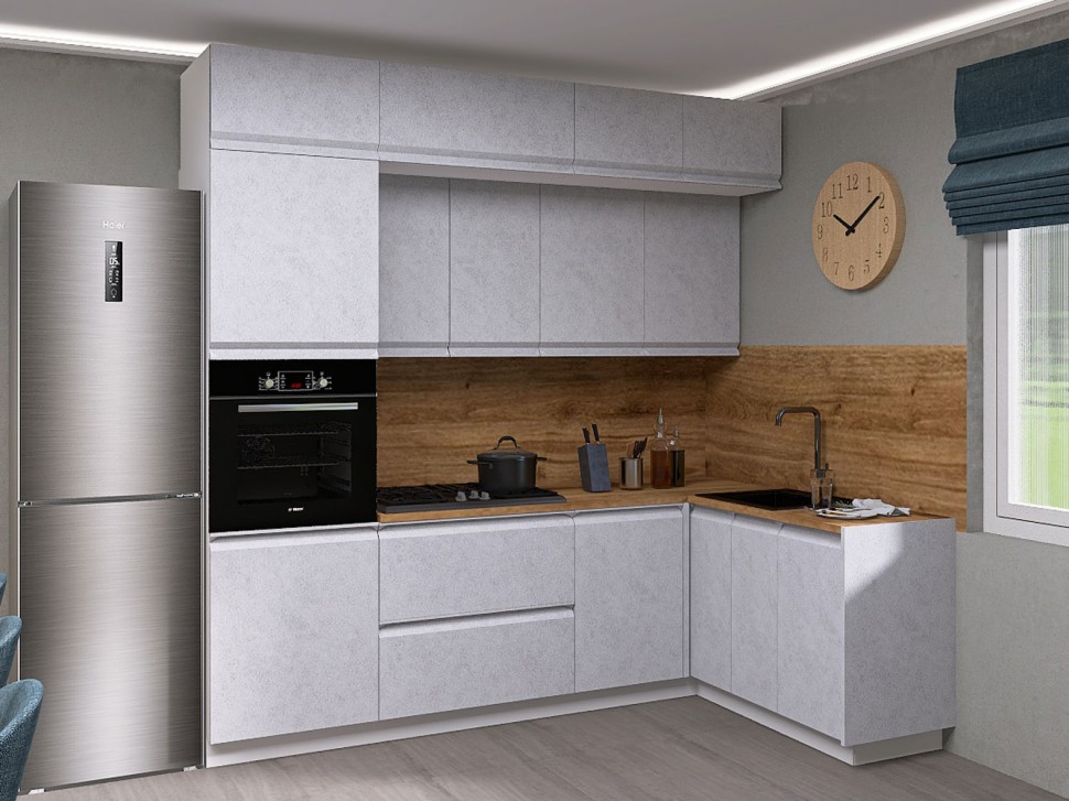 Кухонный гарнитур Вельвет 240х160 см