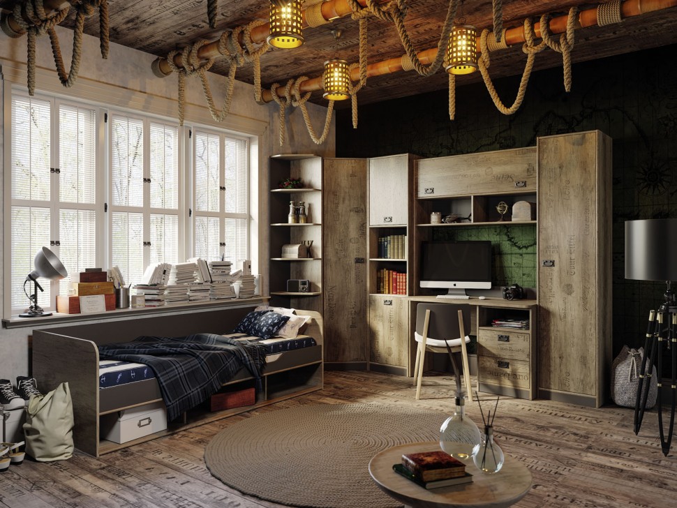 Комплект детской мебели Комплект детской мебели Пилигрим 3