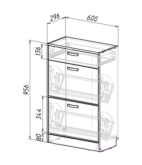 Обувница "Дженни-2"