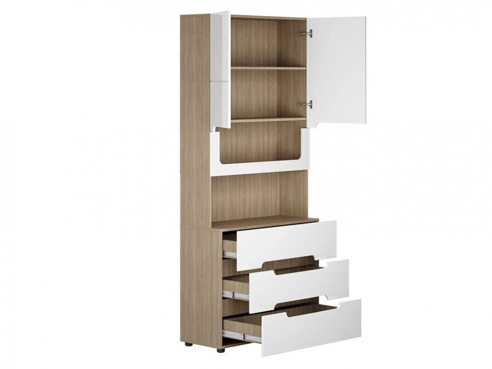 Стеллаж в детскую Стеллаж с ящиками Палермо 3