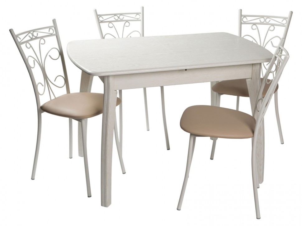 Обеденная группа Стол Верона + 4 стула Неаполь