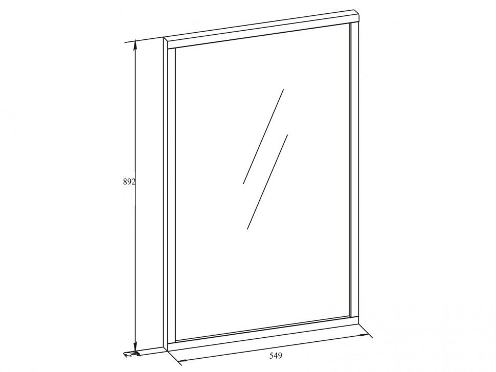 Настенное зеркало Норвуд