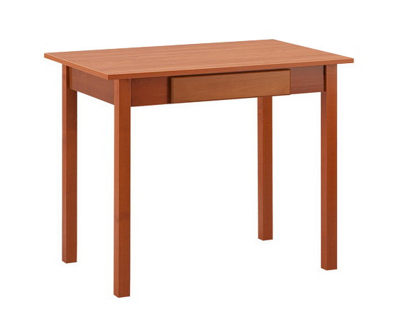 Стол обеденный прямая ножка с ящиком