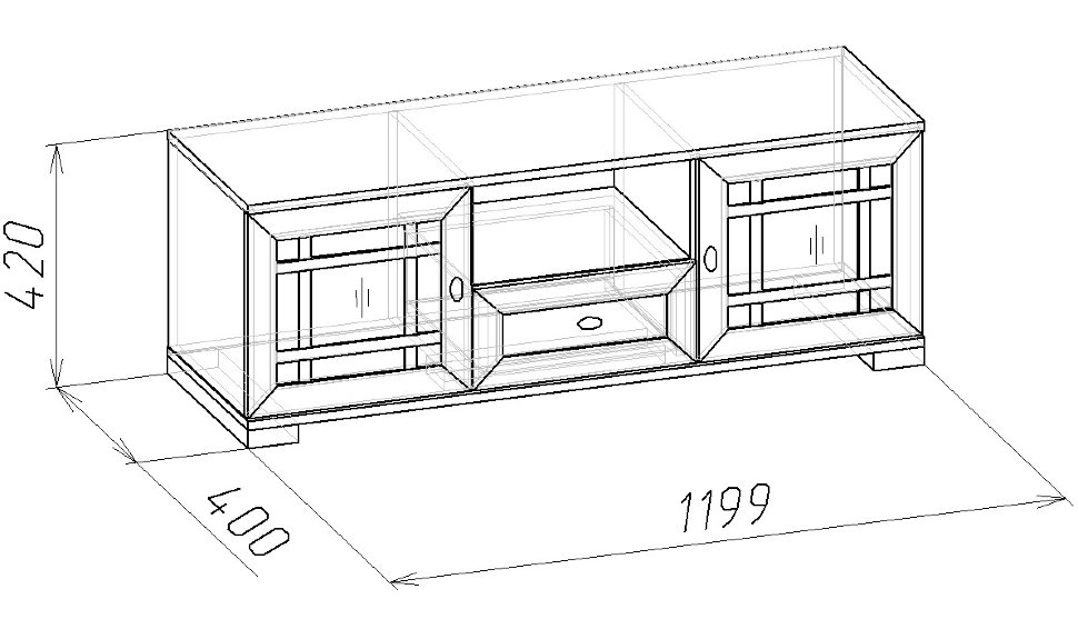 Тумба для телевизора Шерлок