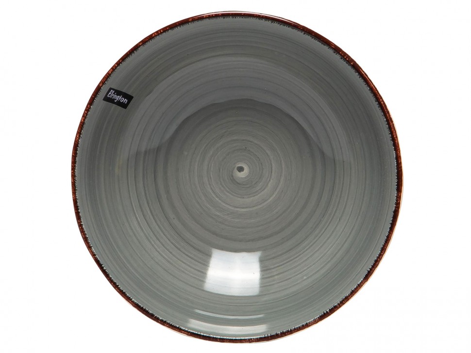 Тарелка Аэрограф Светлый Графит