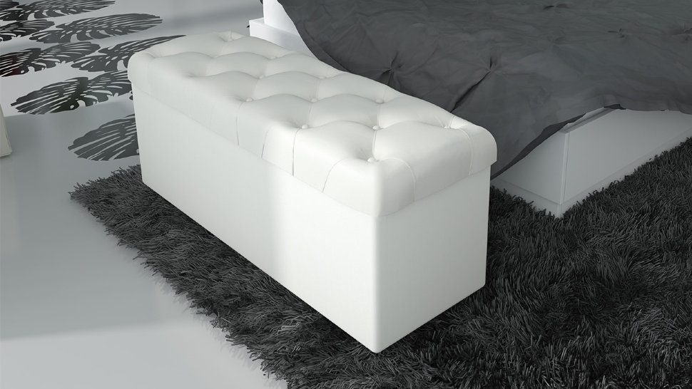 Большой пуф-сундук с крышкой Триада