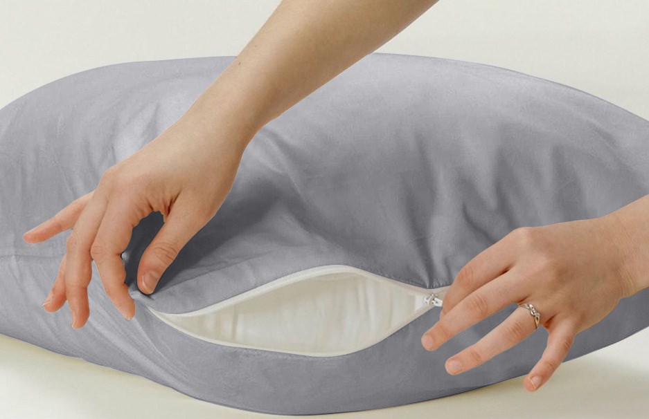 Комплект наволочек Джерси, серый