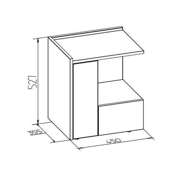 Прикроватная тумбочка Nature 42