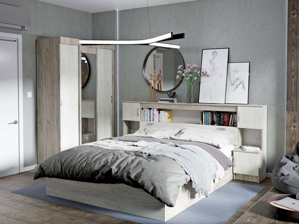 Двуспальная кровать Бриз